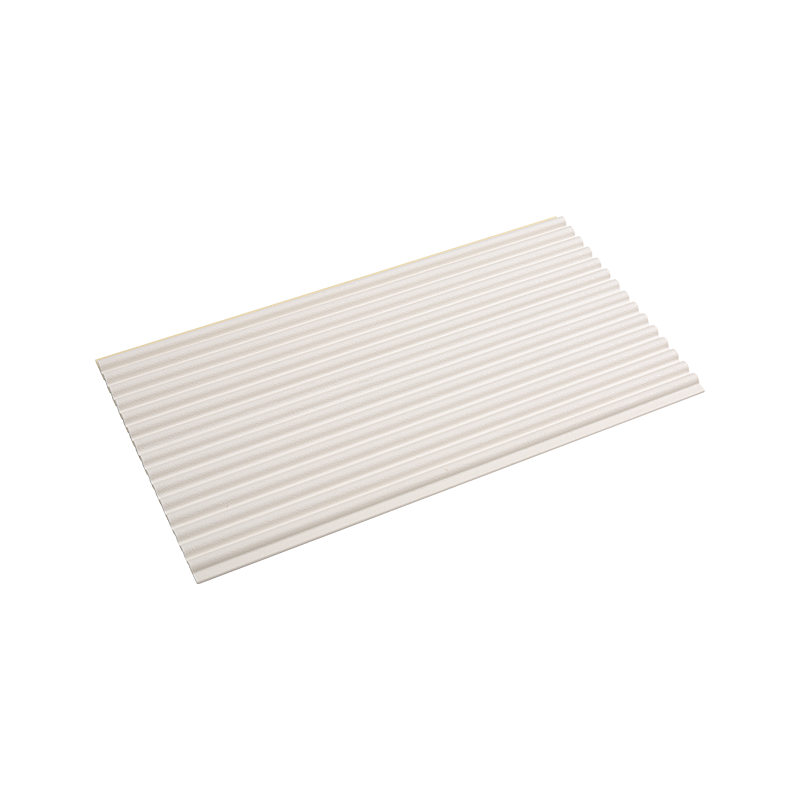 Revestimento de parede de madeira-plástico 3D colorido